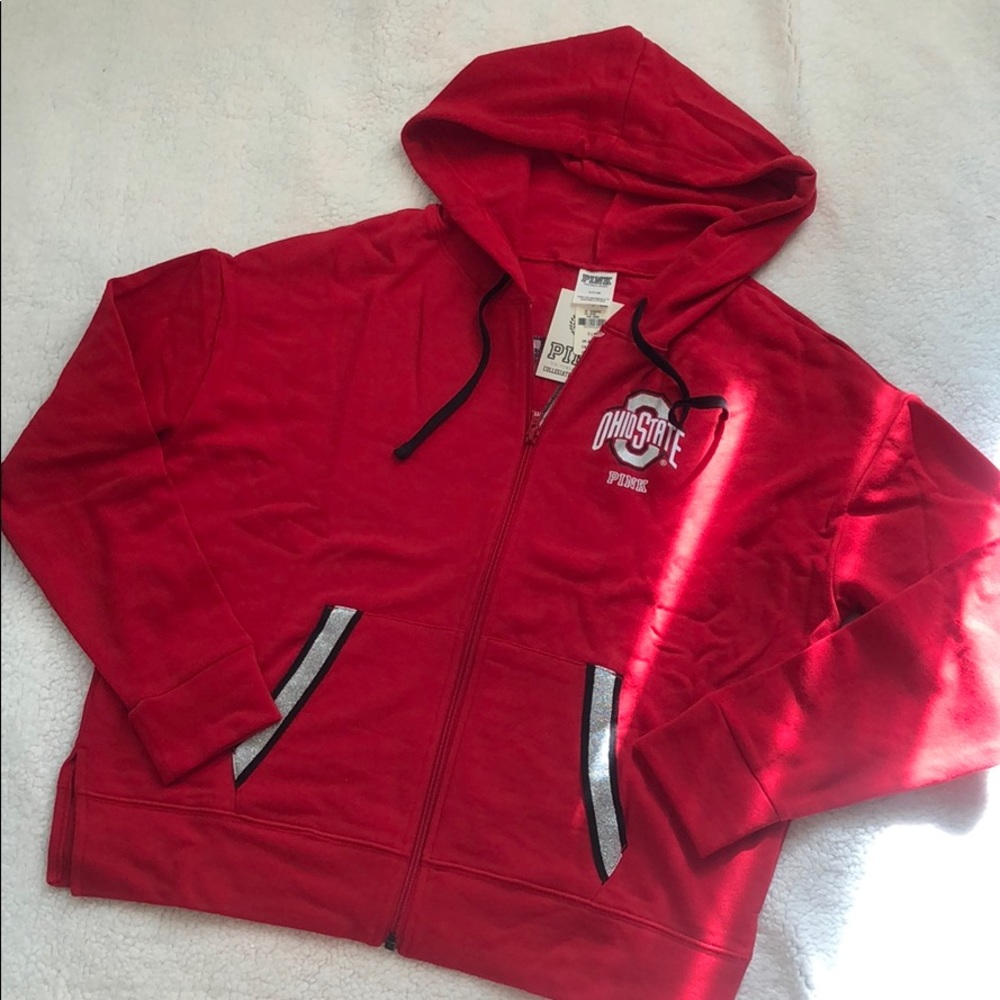 NWT VS PINK Ohio State Hooded Sweatshirt 🏈